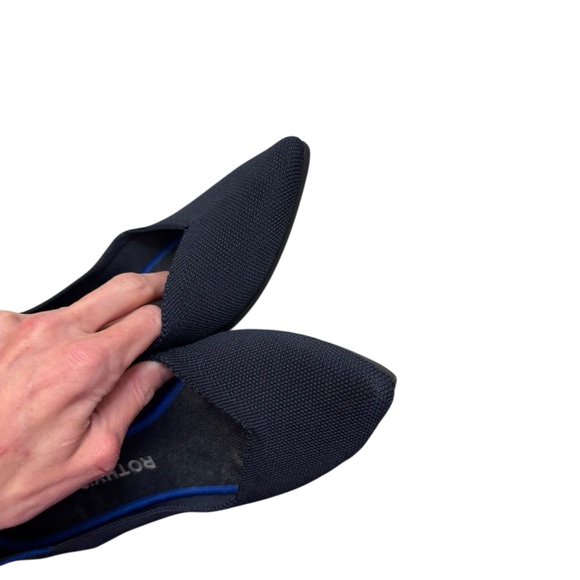 Rothy's Women's Navy Blue Flats the point 8.5 - Picture 5 of 7